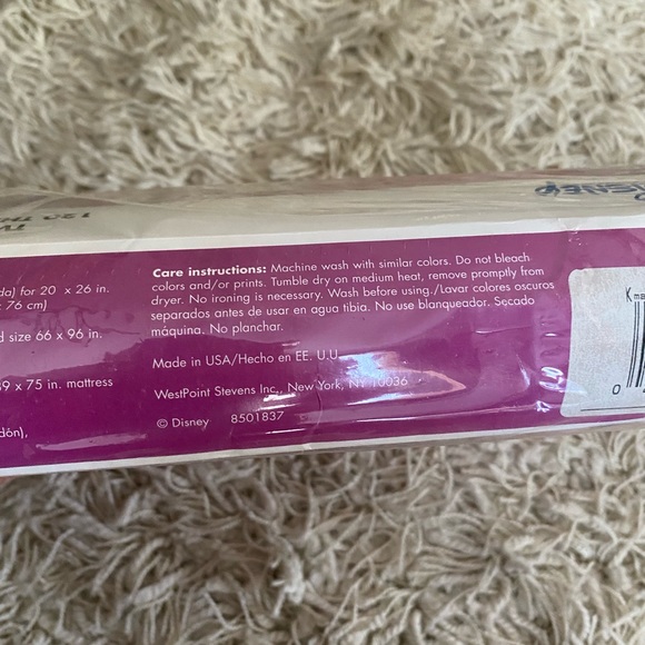 Disney Princess Twin Sheet Set Belle Aurora Cinderella - Picture 4 of 6